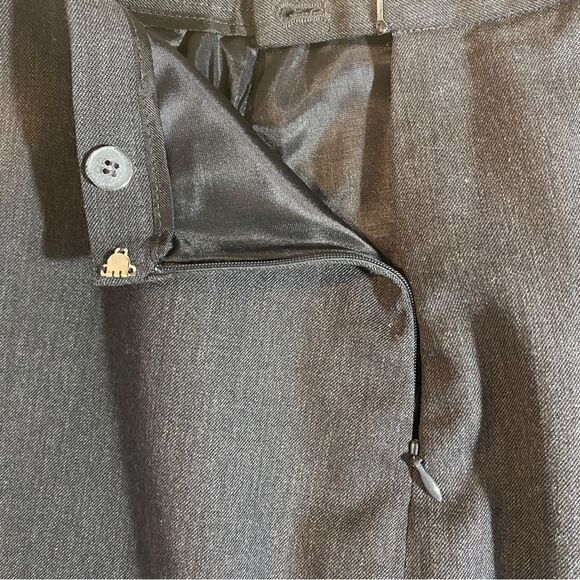 Women's Pendleton Virgin Wool Career Gray Skirt Size 2P - Picture 5 of 8